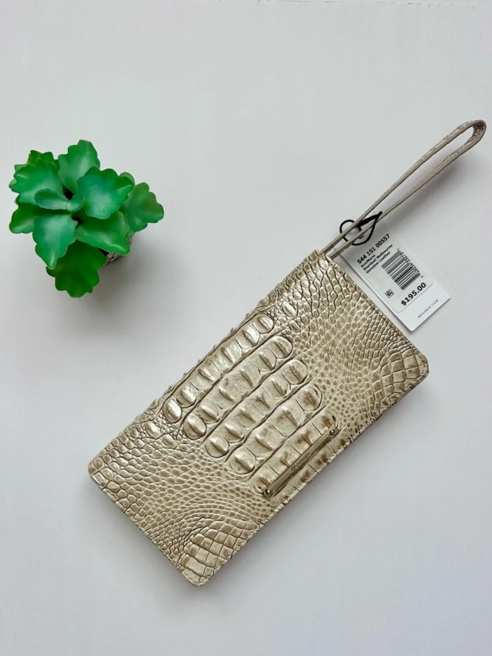 Brahmin AnnMarie Wallet Stardust Melbourne Genuine Leather Clutch Wristlet NWT